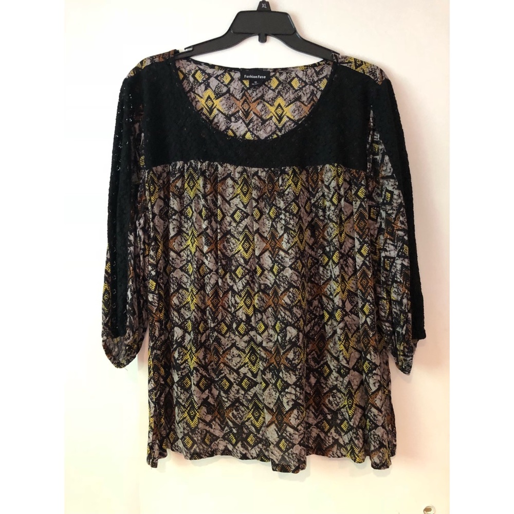Patterned Blouse
